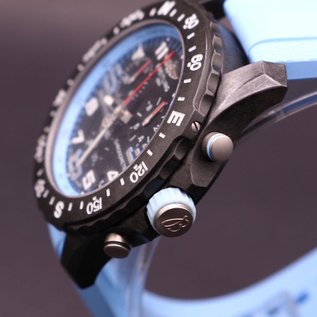 New Shape Breitling Endurance Pro - Baby Blue - Warranty28 - Full Set - PX