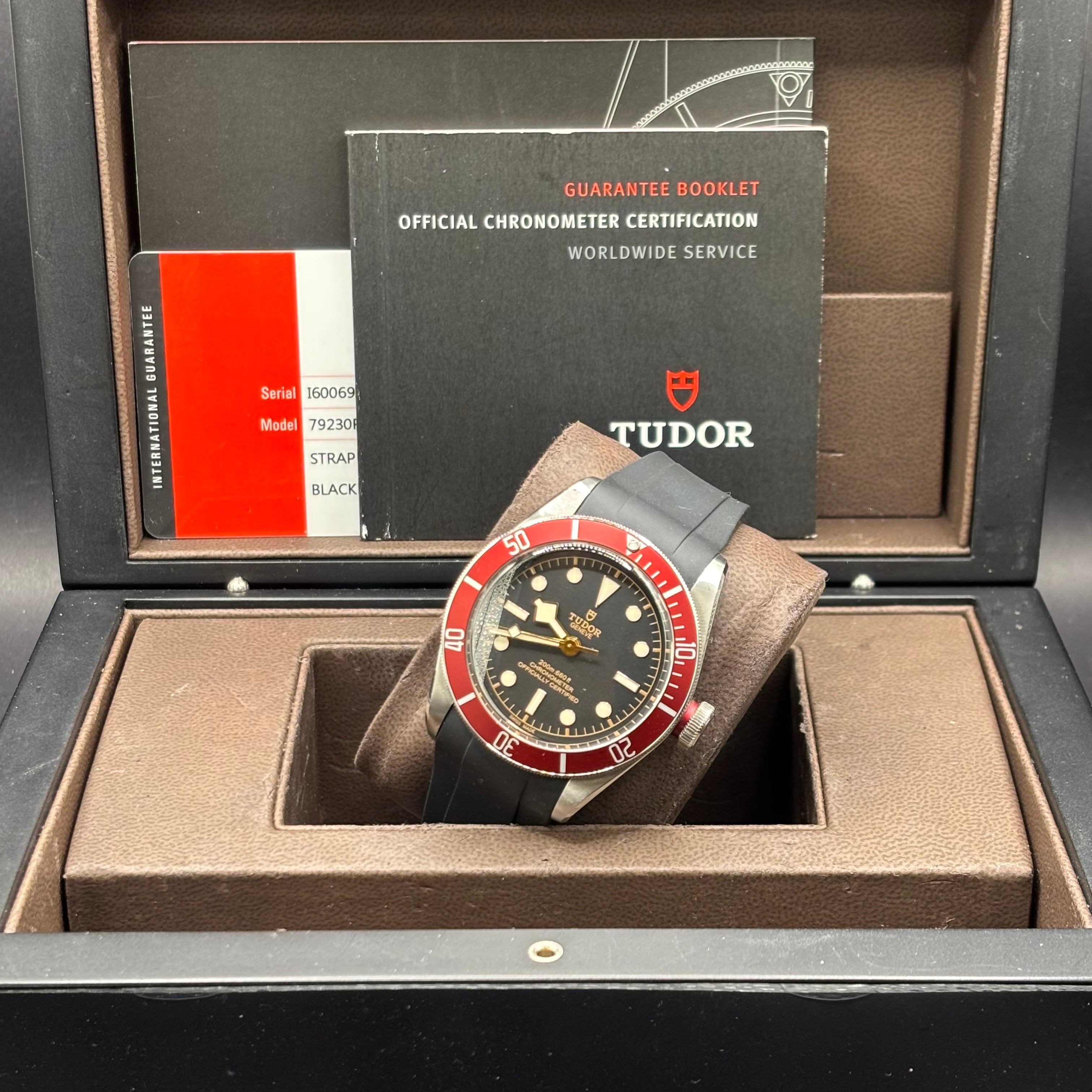 Tudor Black Bay Red Bezel 79230R – Full Set Box & Papers