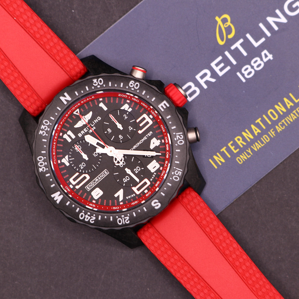BRAND NEW Breitling Endurance Pro Red 38mm X83310 - Full set - Mint - PX Available