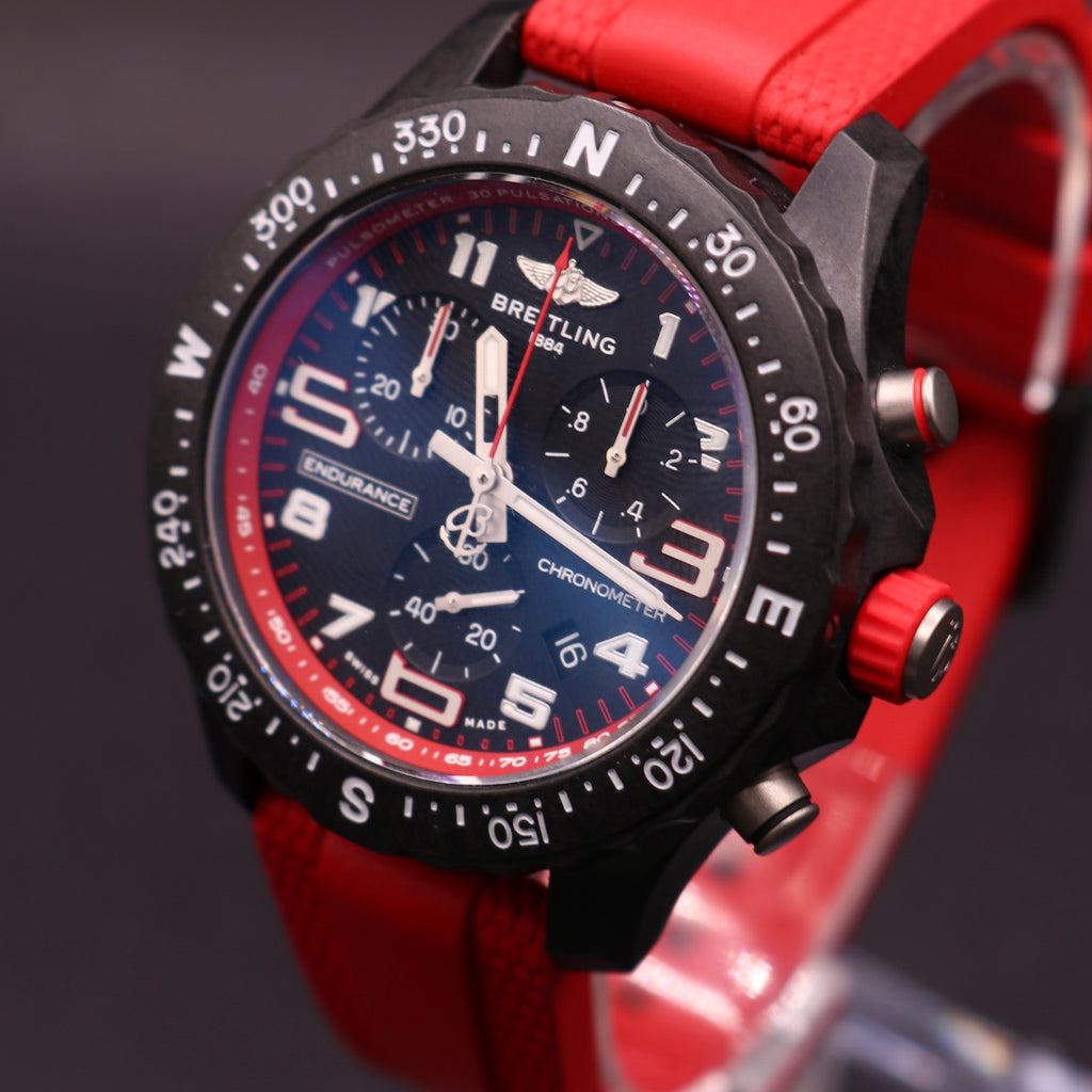 BRAND NEW Breitling Endurance Pro Red 38mm X83310 - Full set - Mint - PX Available