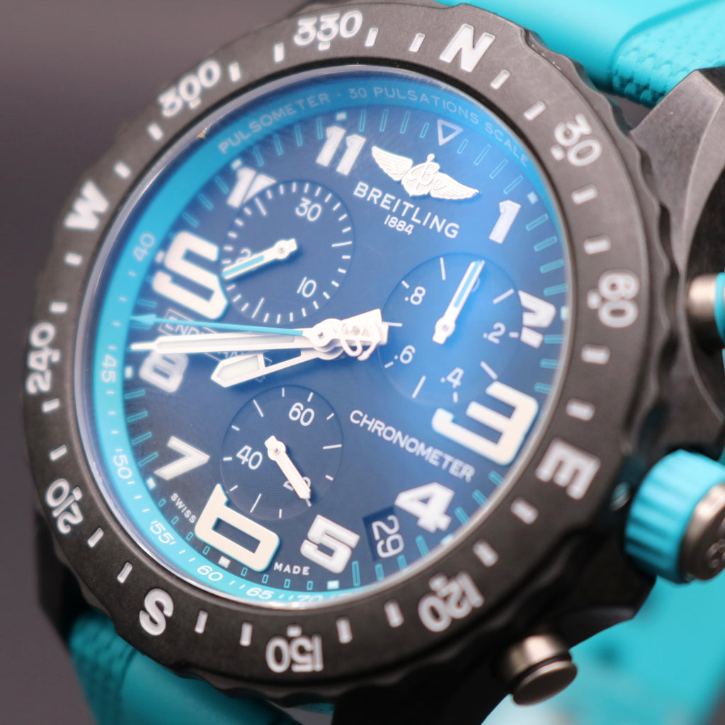UNWORN 2026 BREITLING Endurance Pro Turquoise Full Set - Warranty28 - PX Ava