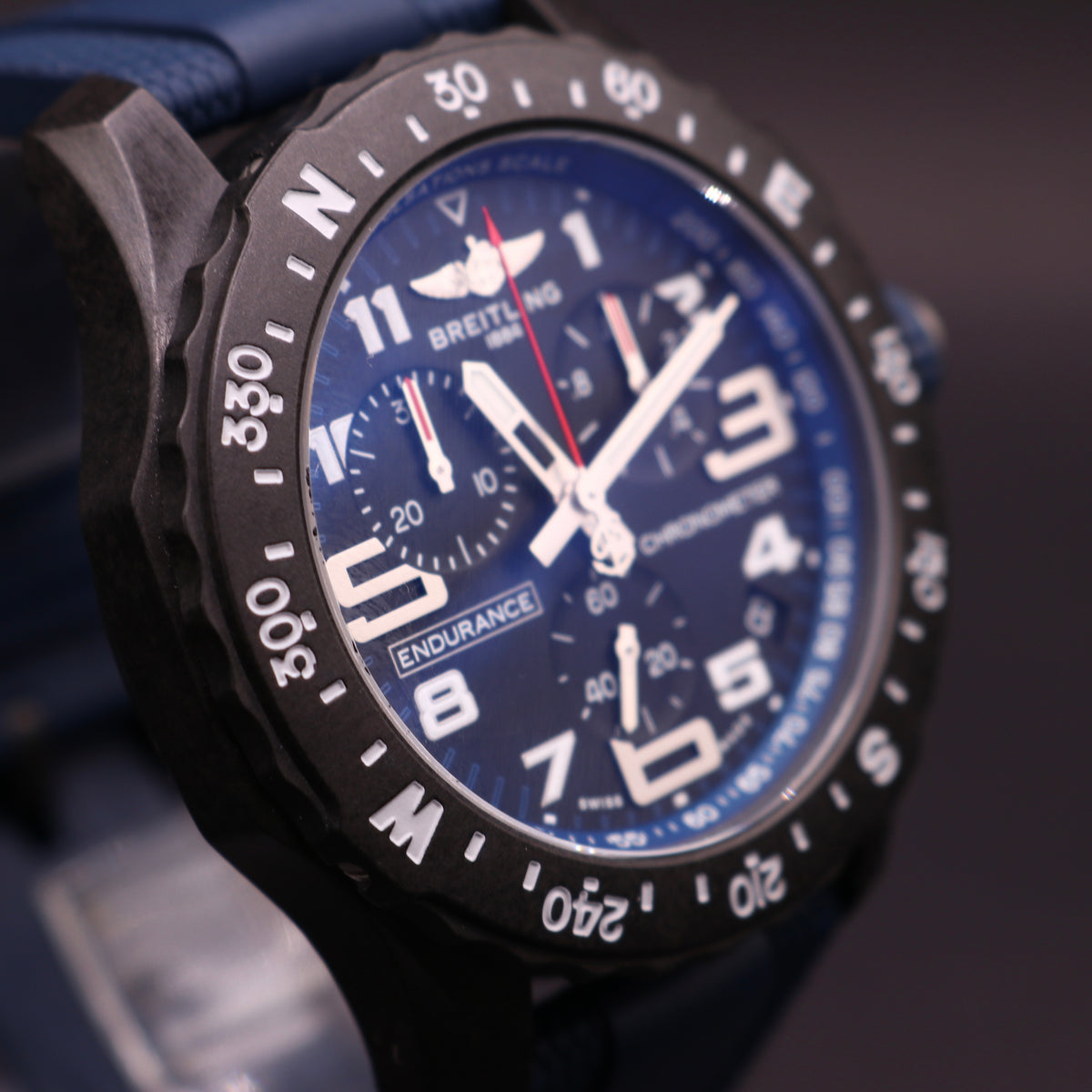 Breitling Endurance pro Navy - Box - New Design Strap - Excellent Condition - PX
