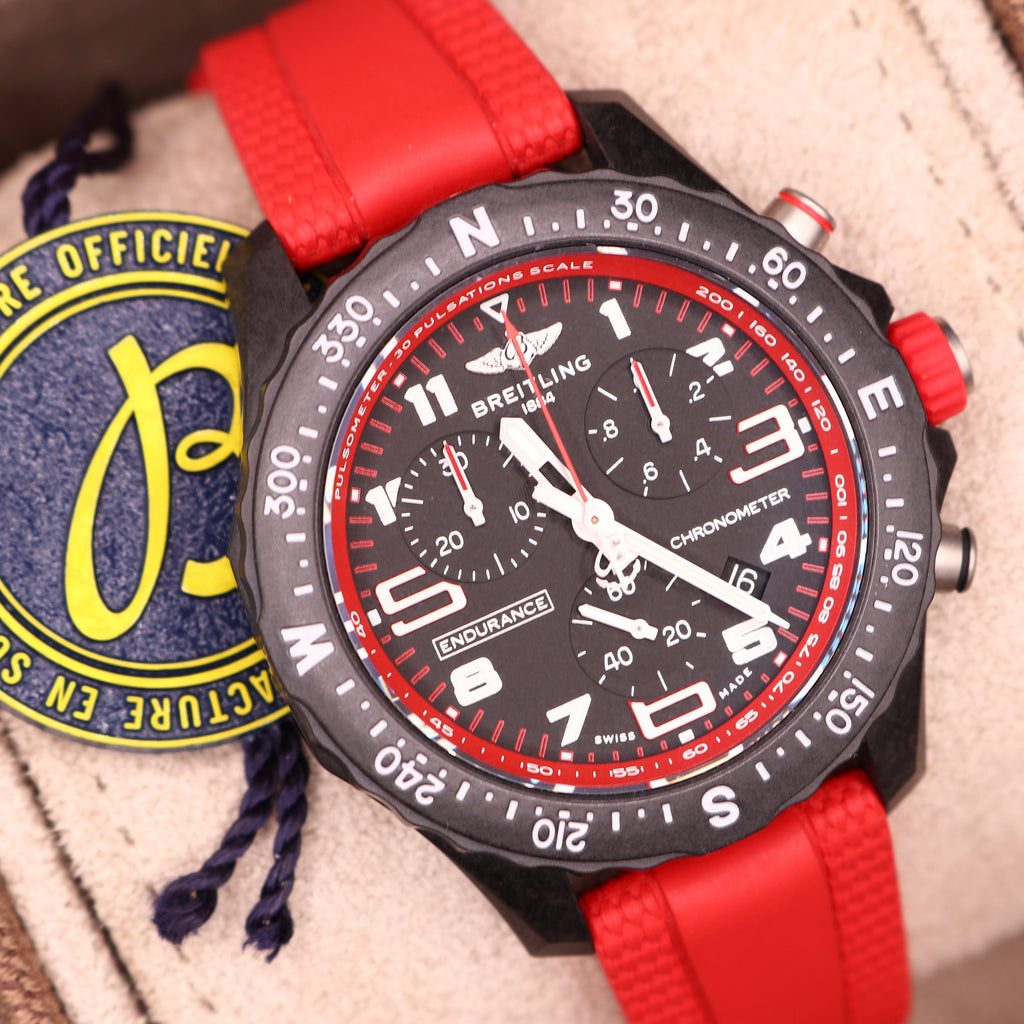 BRAND NEW Breitling Endurance Pro Red 38mm X83310 - Full set - Mint - PX Available