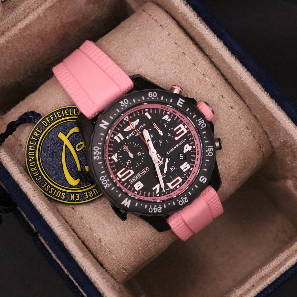 BRAND NEW Breitling Endurance Pro Pink 38mm X83310 - Full set - Mint - PX Avail