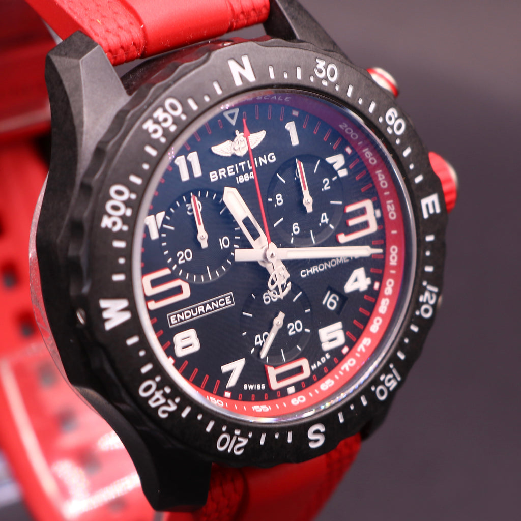 BRAND NEW Breitling Endurance Pro Red 38mm X83310 - Full set - Mint - PX Available