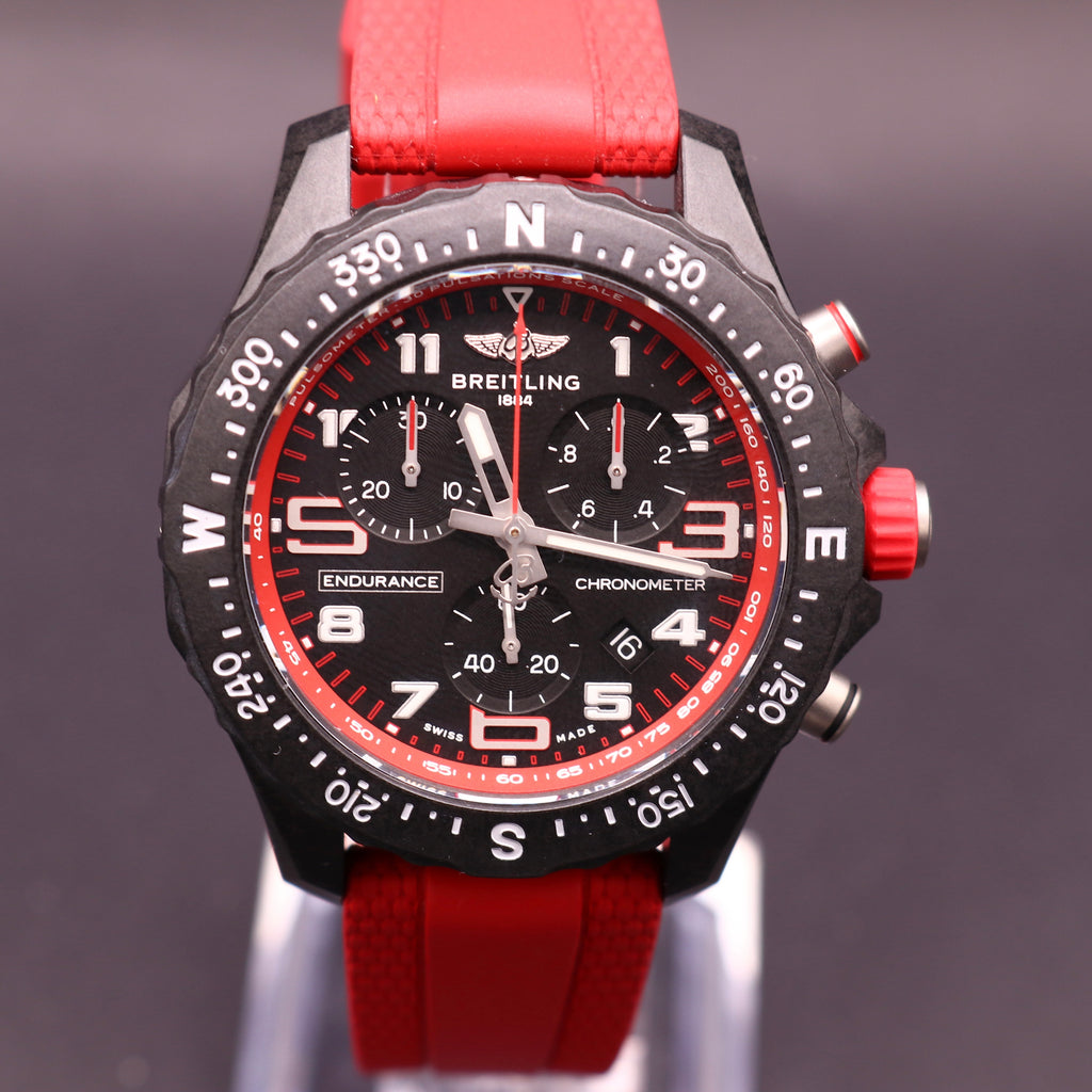 BRAND NEW Breitling Endurance Pro Red 38mm X83310 - Full set - Mint - PX Available