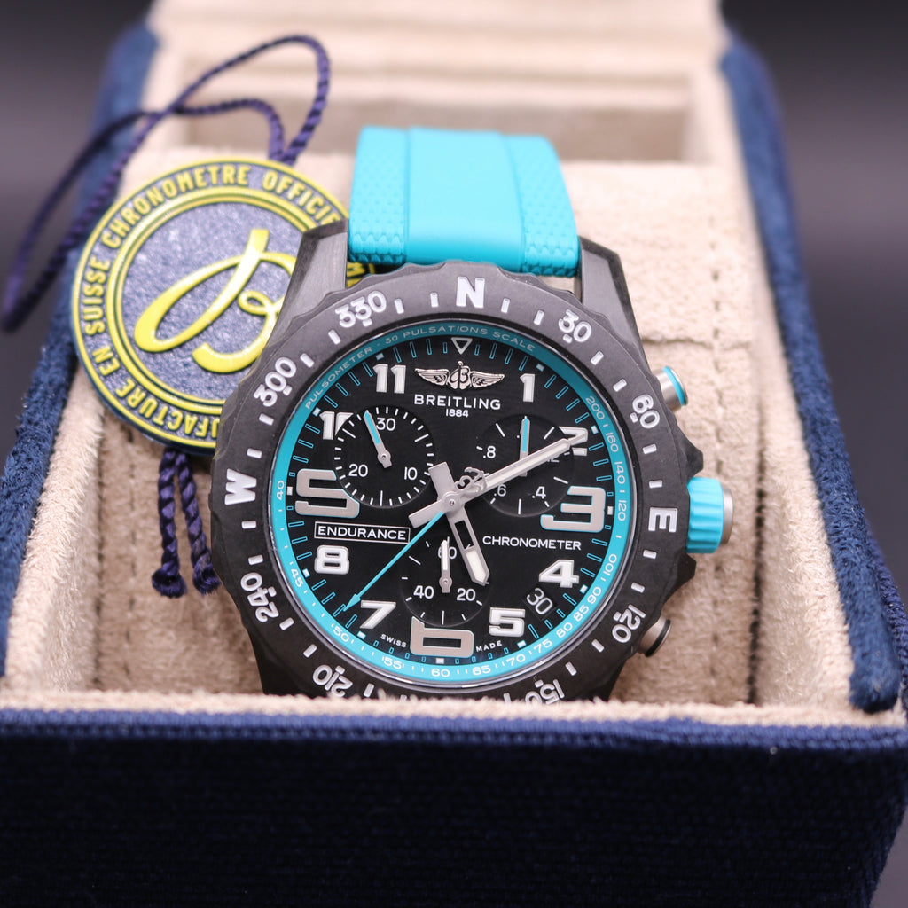 UNWORN 2026 BREITLING Endurance Pro Turquoise Full Set - Warranty28 - PX Ava