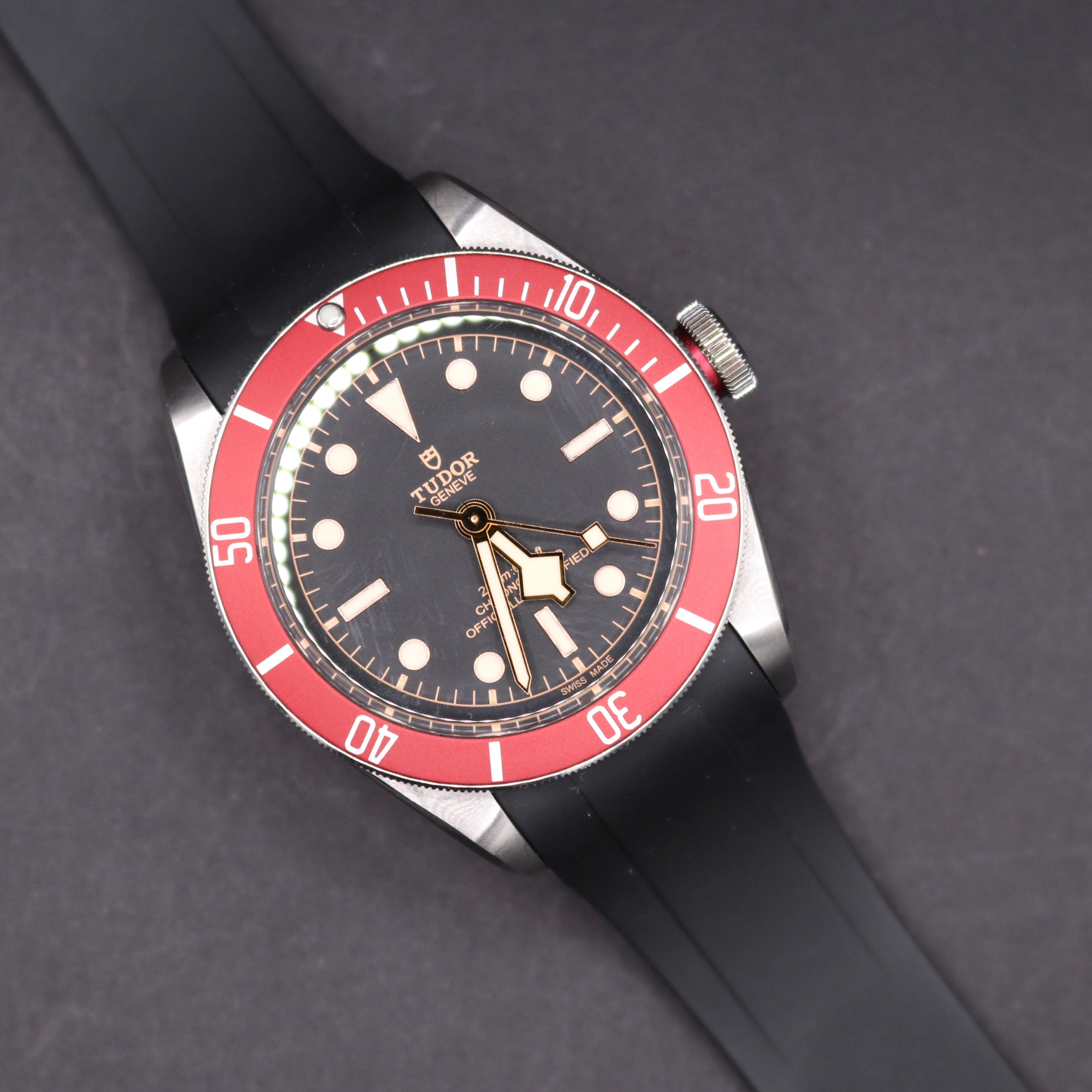 Tudor Black Bay Red Bezel 79230R – Full Set Box & Papers