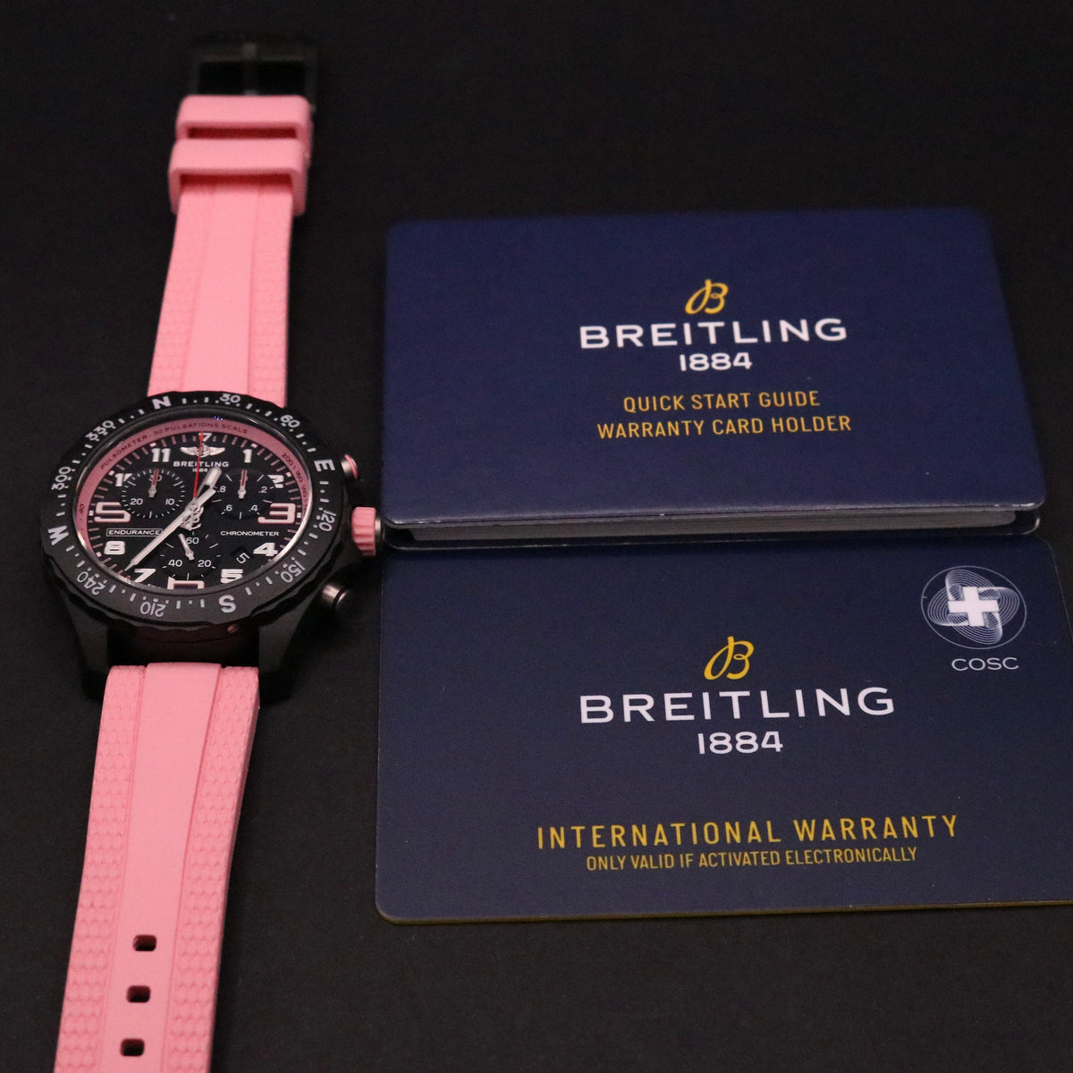 BRAND NEW Breitling Endurance Pro Pink 38mm X83310 - Full set - Mint - PX Avail