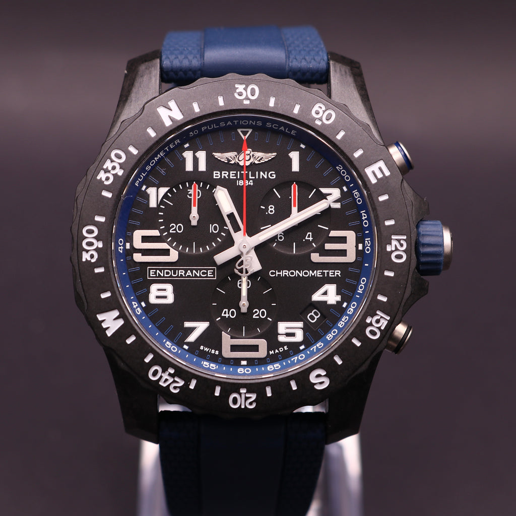Breitling Endurance pro Navy - Box - New Design Strap - Excellent Condition - PX