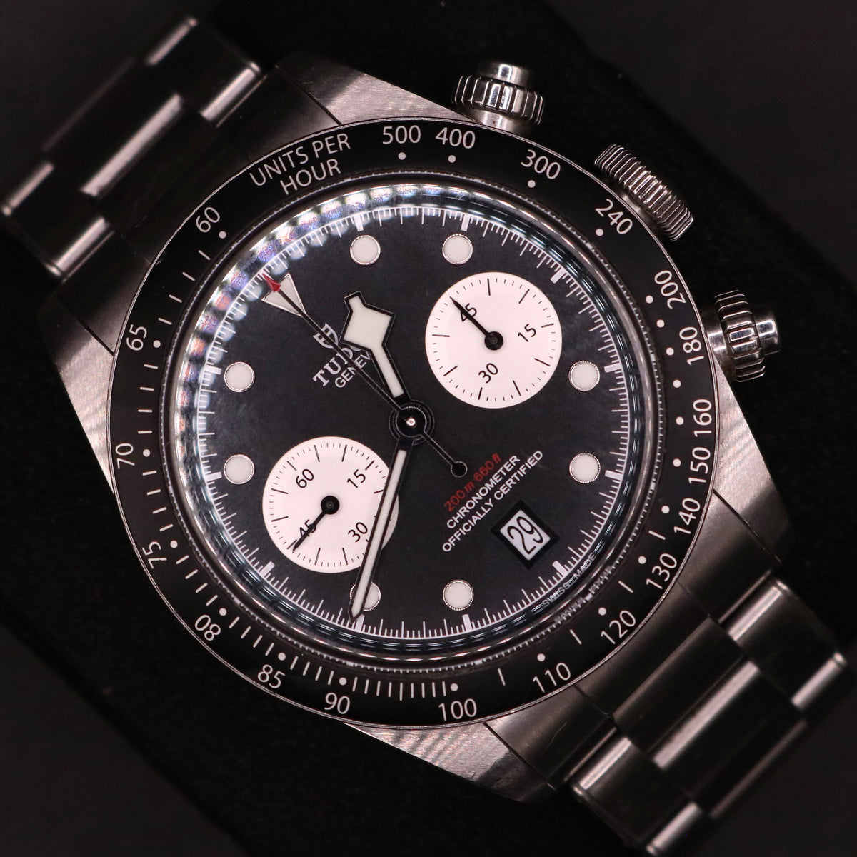 TUDOR Black Bay Chrono Reverse Panda 79360- Full Set - Full Links - Warranty27