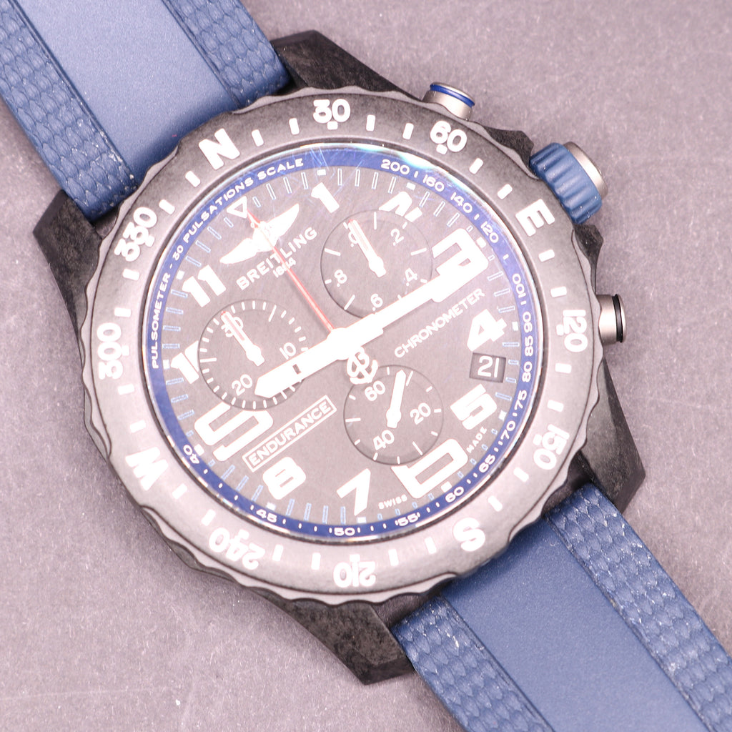 2025 BREITLING Endurance Pro Navy Blue Full Set - Warranty27 - PX Available