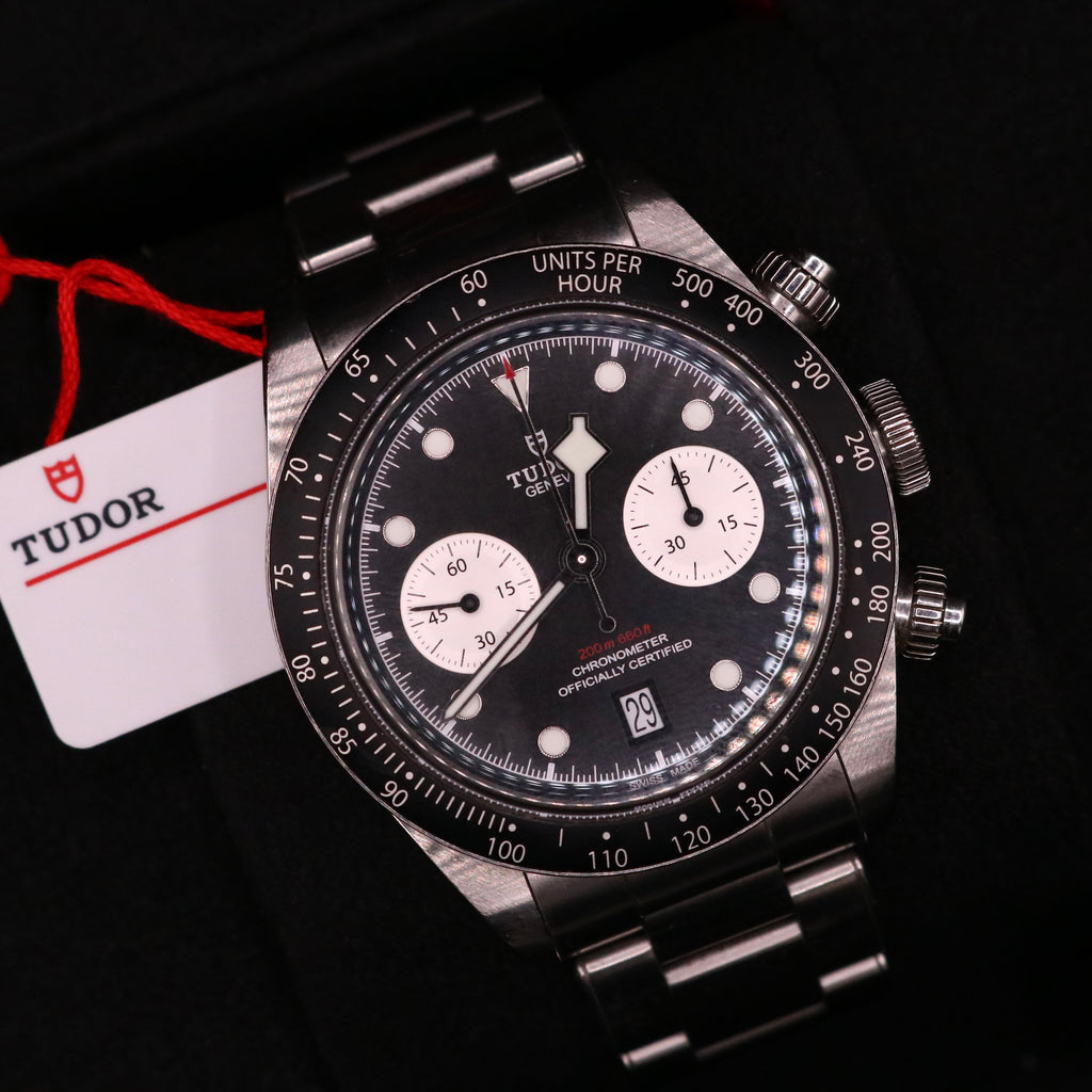 TUDOR Black Bay Chrono Reverse Panda 79360- Full Set - Full Links - Warranty27