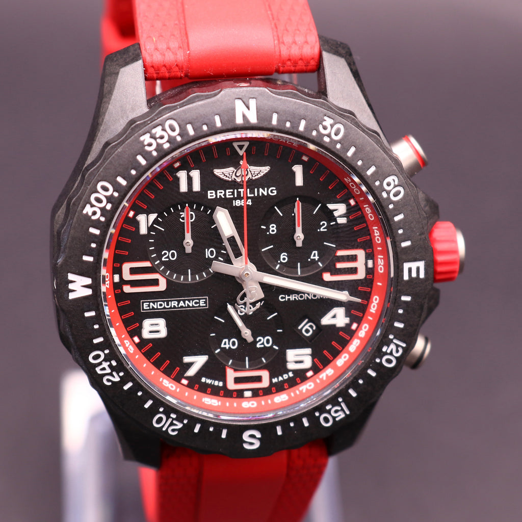 BRAND NEW Breitling Endurance Pro Red 38mm X83310 - Full set - Mint - PX Available