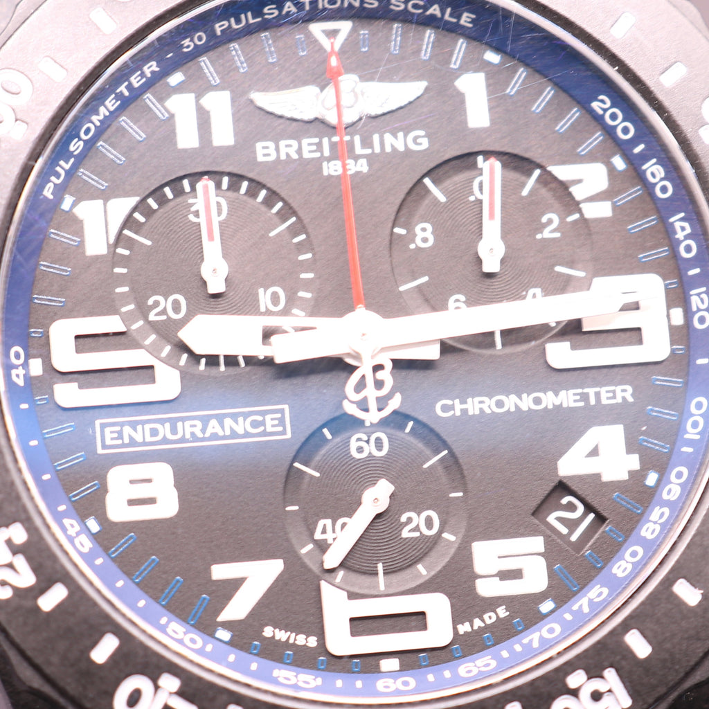 2025 BREITLING Endurance Pro Navy Blue Full Set - Warranty27 - PX Available
