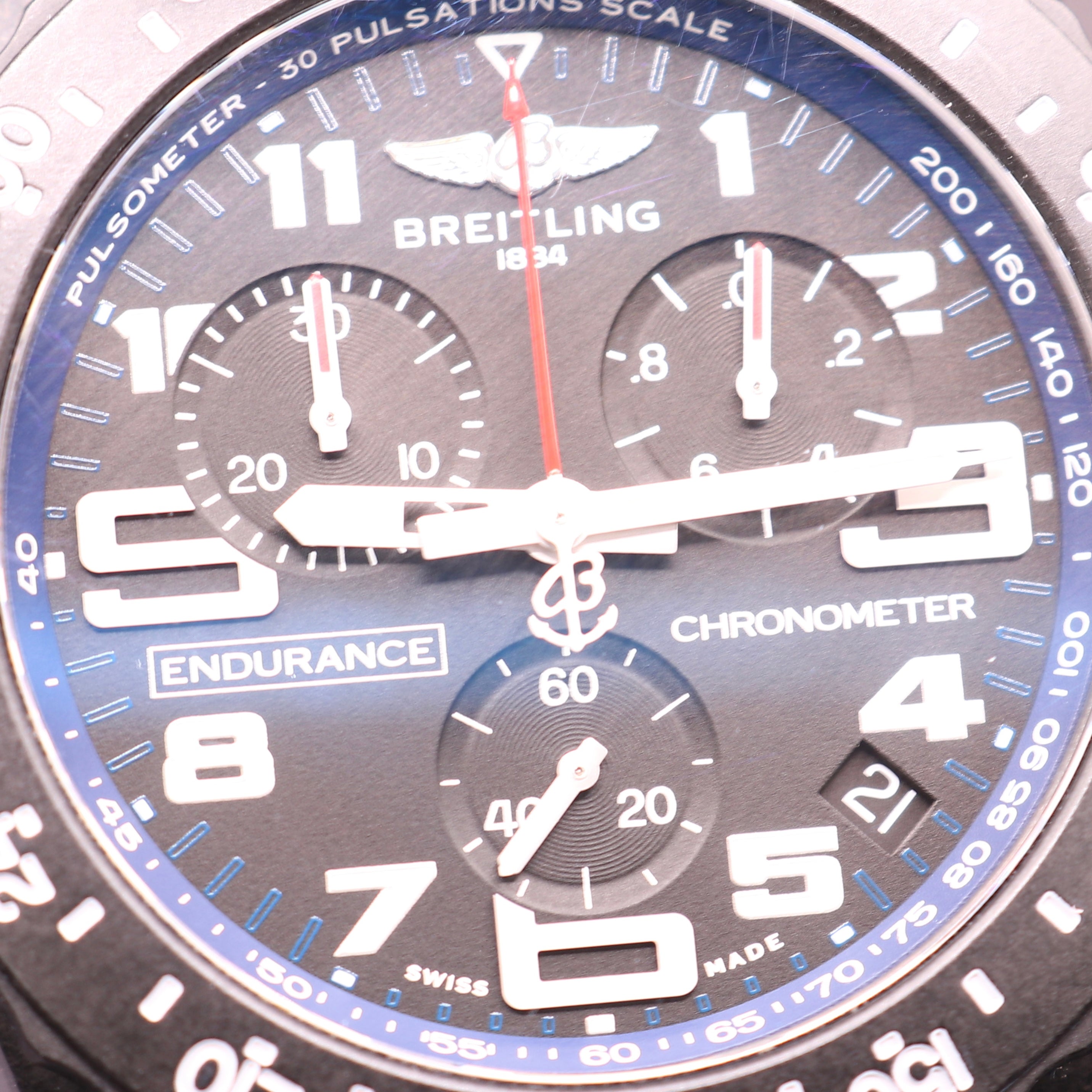 2025 BREITLING Endurance Pro Navy Blue Full Set - Warranty27 - PX Available