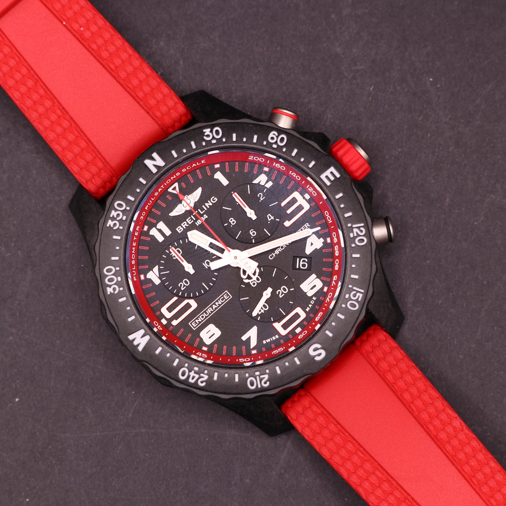 BRAND NEW Breitling Endurance Pro Red 38mm X83310 - Full set - Mint - PX Available