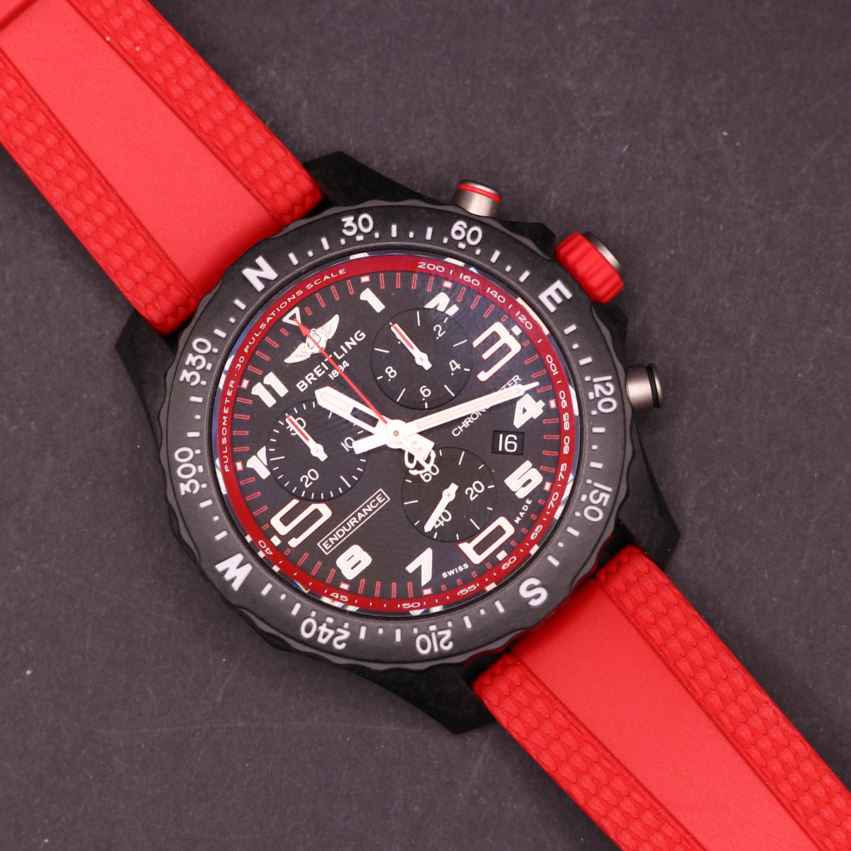 BRAND NEW Breitling Endurance Pro Red 38mm X83310 - Full set - Mint - PX Available