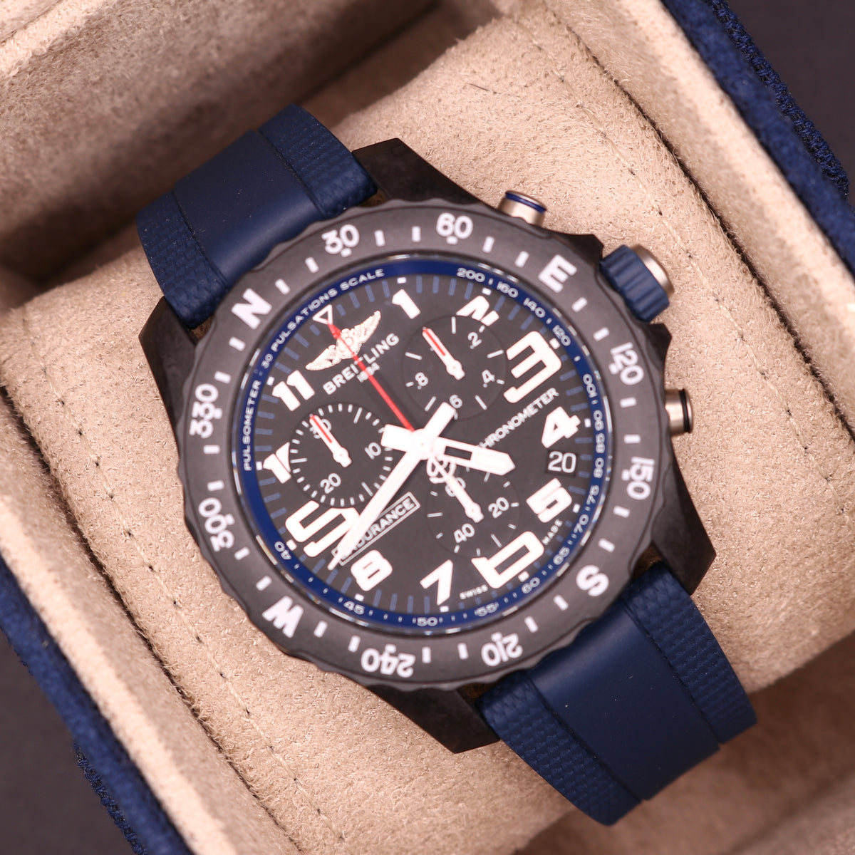 Breitling Endurance pro Navy - Box - New Design Strap - Excellent Condition - PX