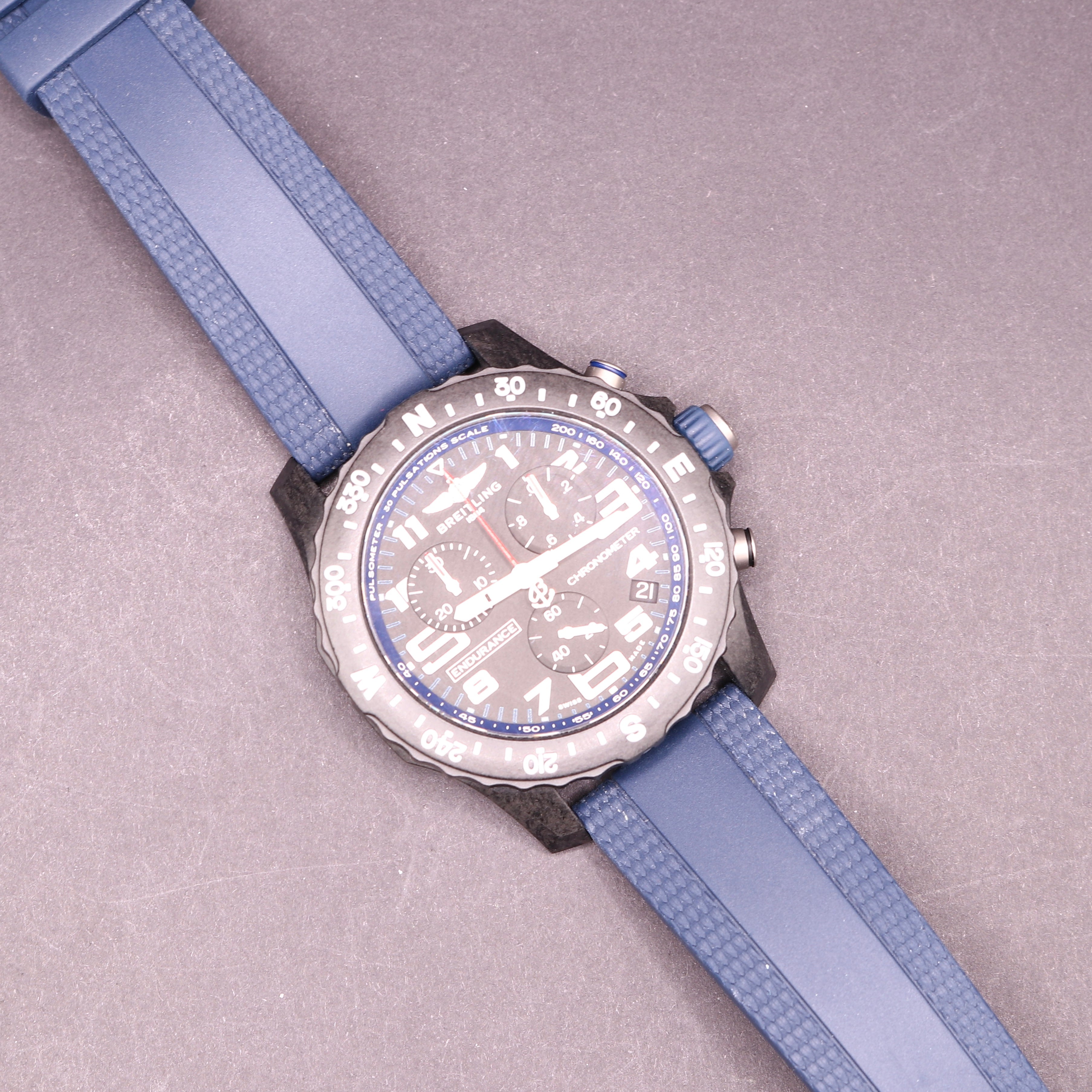 2025 BREITLING Endurance Pro Navy Blue Full Set - Warranty27 - PX Available