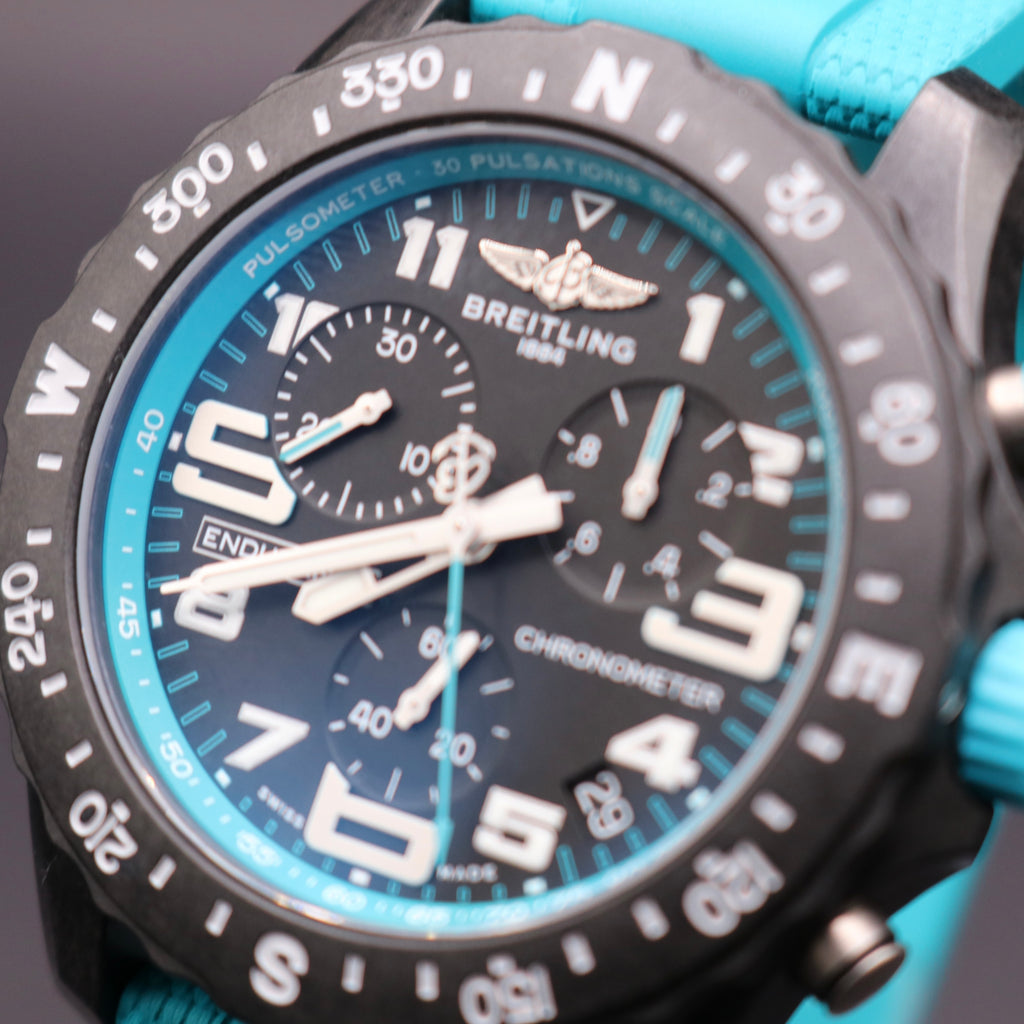 UNWORN 2026 BREITLING Endurance Pro Turquoise Full Set - Warranty28 - PX Ava