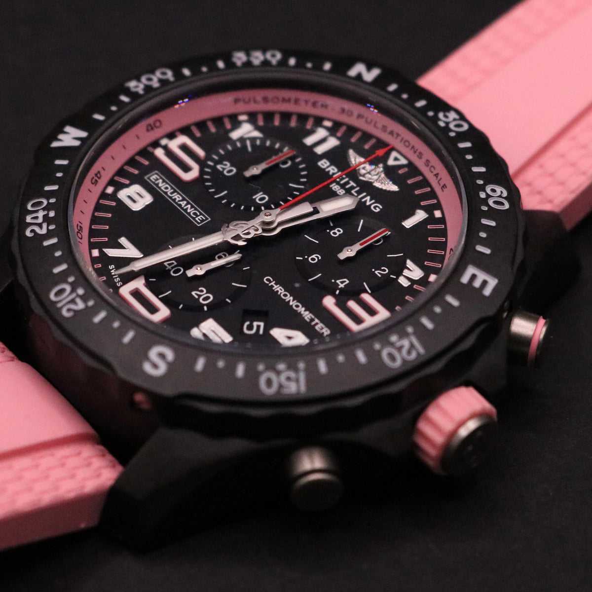 BRAND NEW Breitling Endurance Pro Pink 38mm X83310 - Full set - Mint - PX Avail