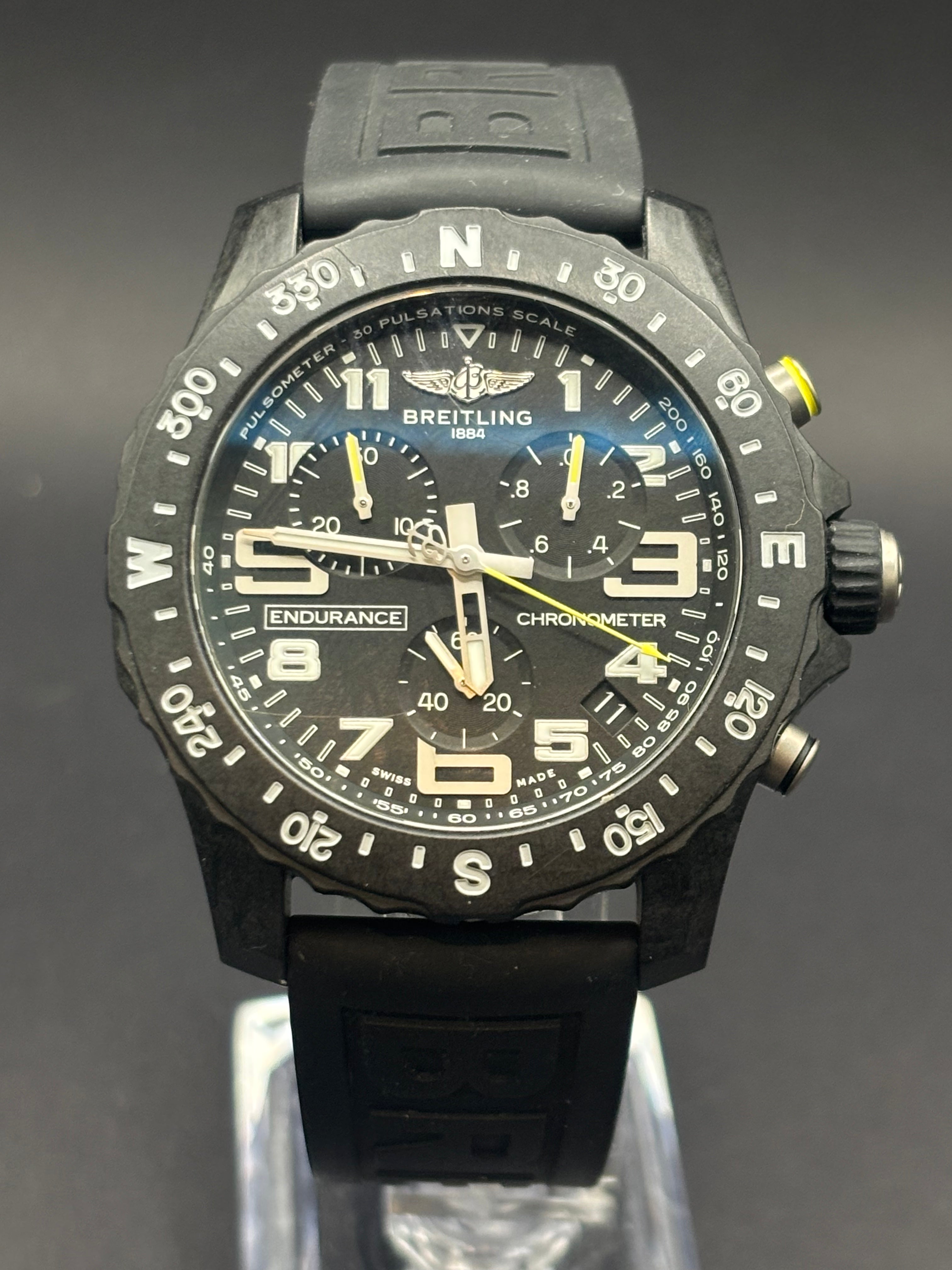 Breitling Endurance Pro - Black - Warranty till 2028 - Full Box and Papers