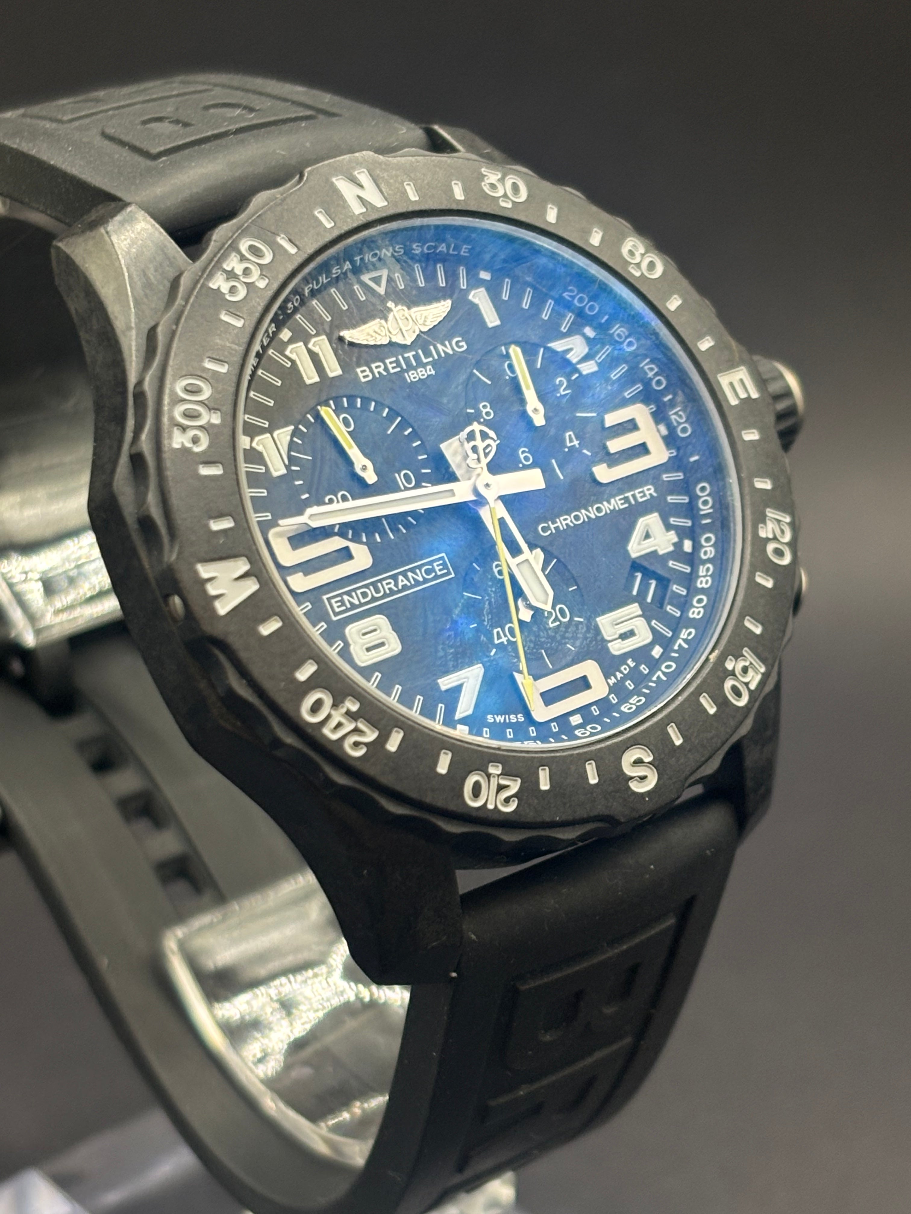 Breitling Endurance Pro - Black - Warranty till 2028 - Full Box and Papers