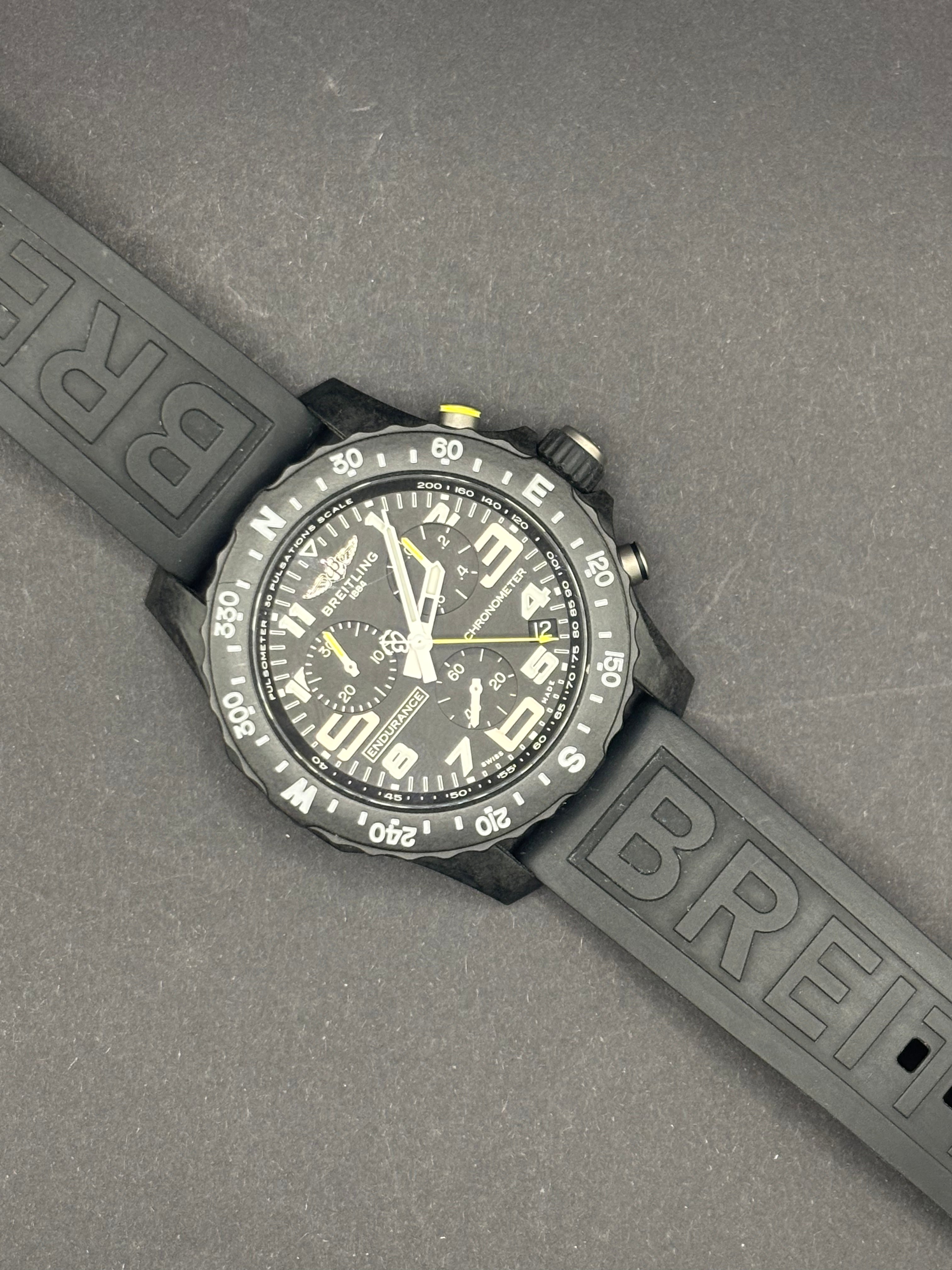 Breitling Endurance Pro - Black - Warranty till 2028 - Full Box and Papers