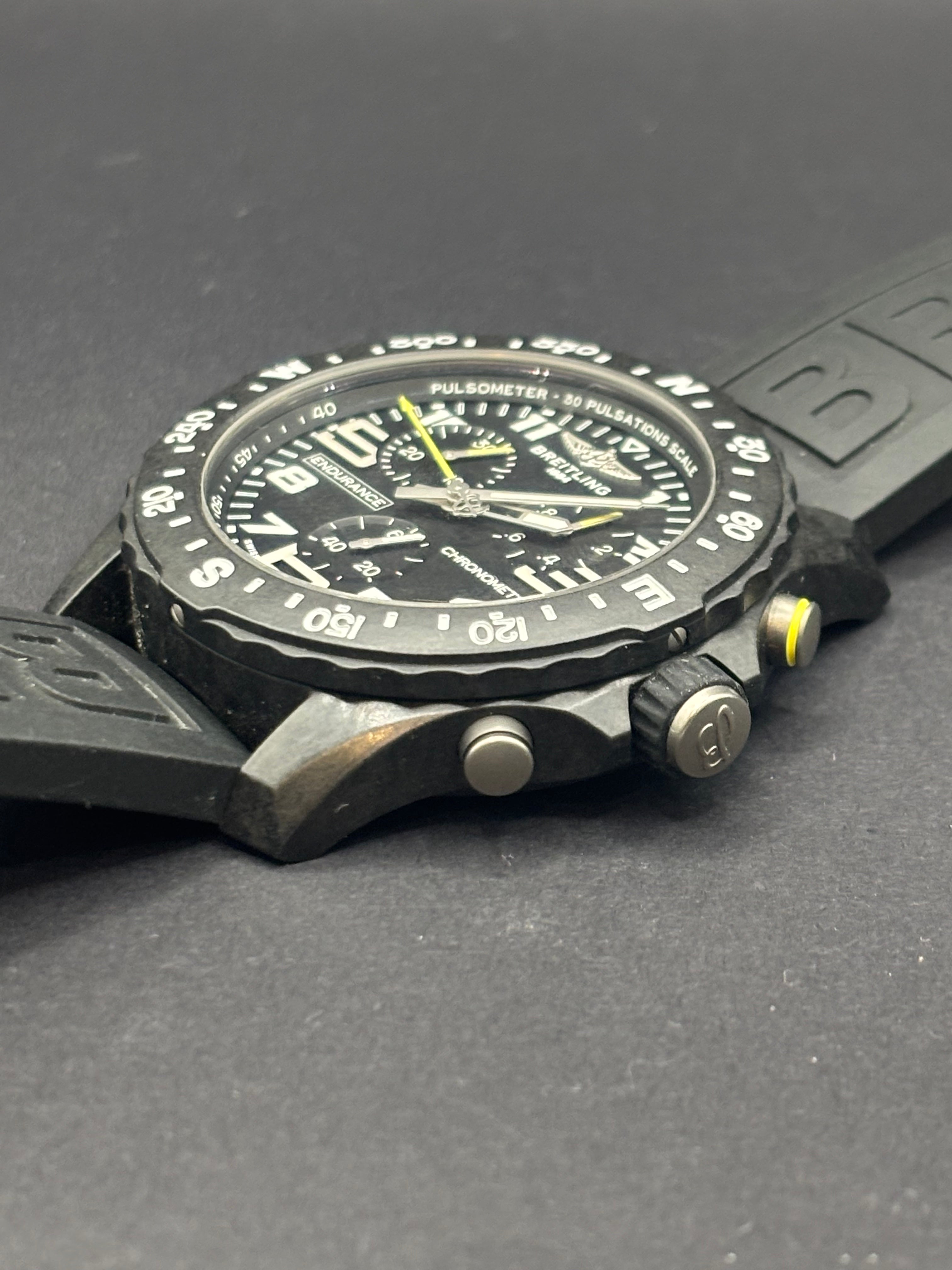 Breitling Endurance Pro - Black - Warranty till 2028 - Full Box and Papers