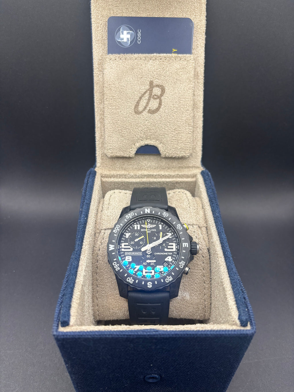 Breitling Endurance Pro - Black - Warranty till 2028 - Full Box and Papers