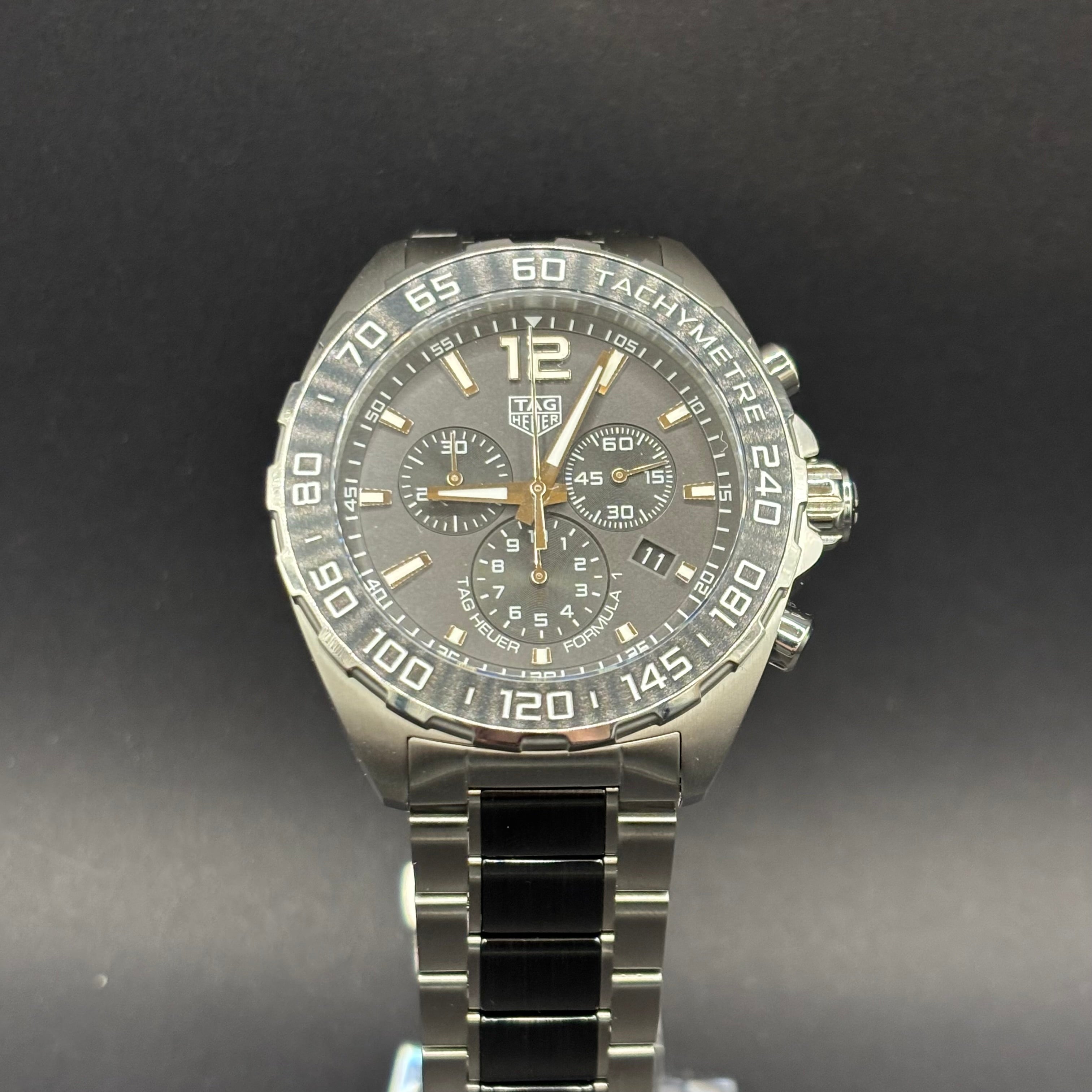 2022 TAG Heuer Formula 1 Gray - CAZ1011.BA0843 - Full Box and Paper