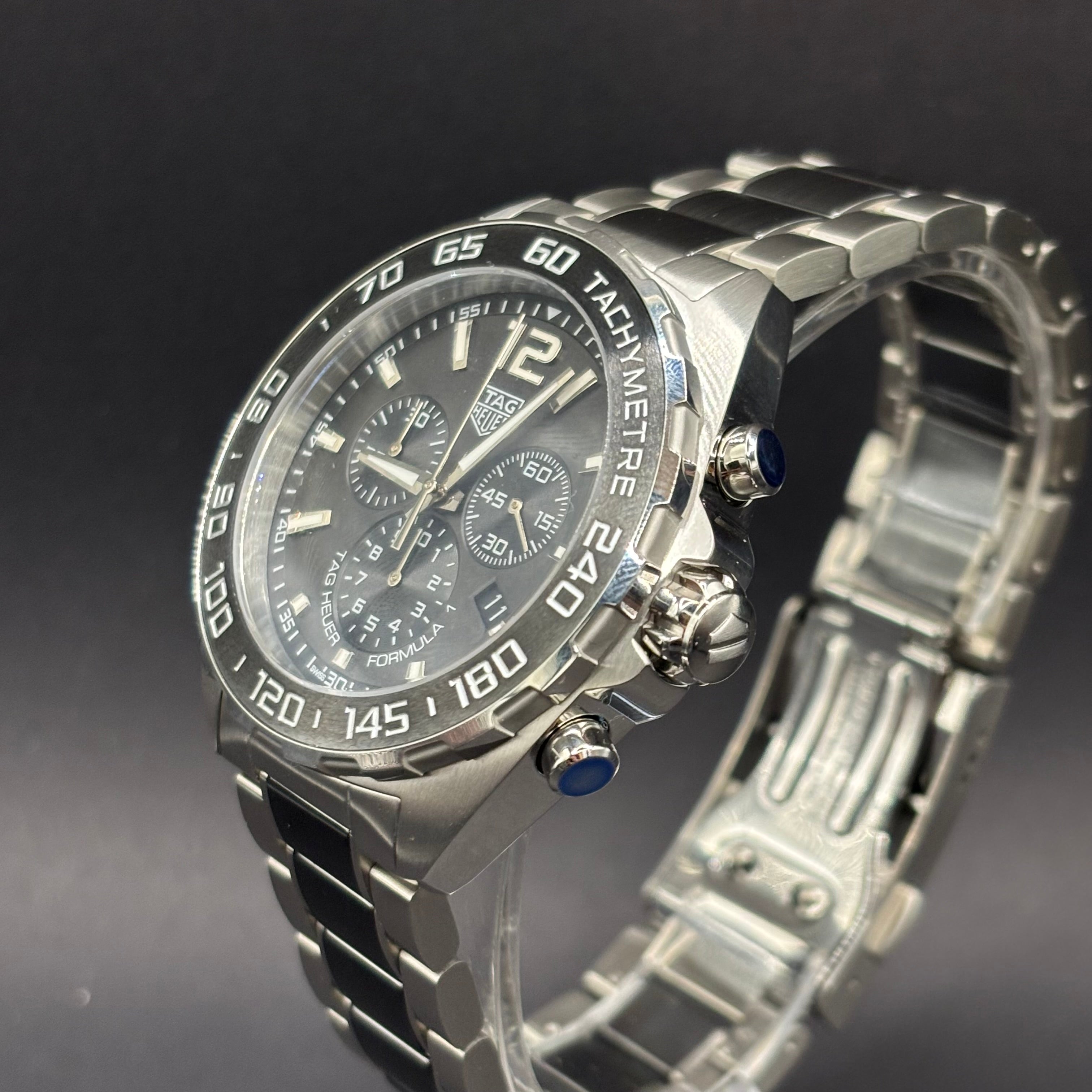 2022 TAG Heuer Formula 1 Gray - CAZ1011.BA0843 - Full Box and Paper