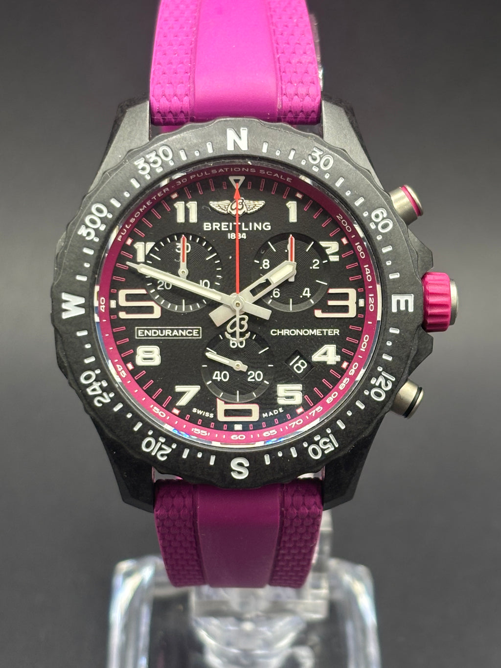 Breitling Endurance Pro 38m - Purple - Warranty 2028