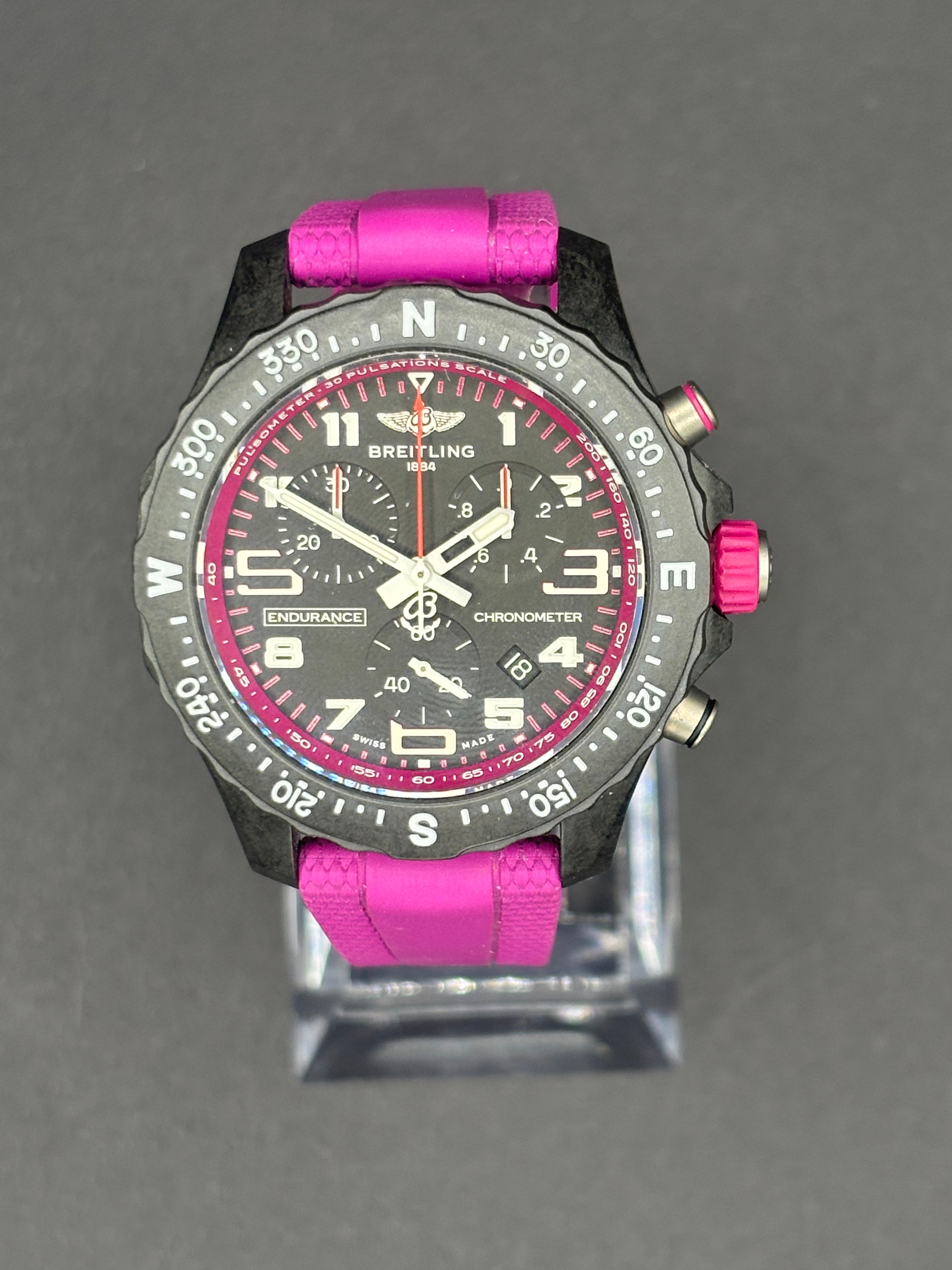 Breitling Endurance Pro 38m - Purple - Warranty 2028