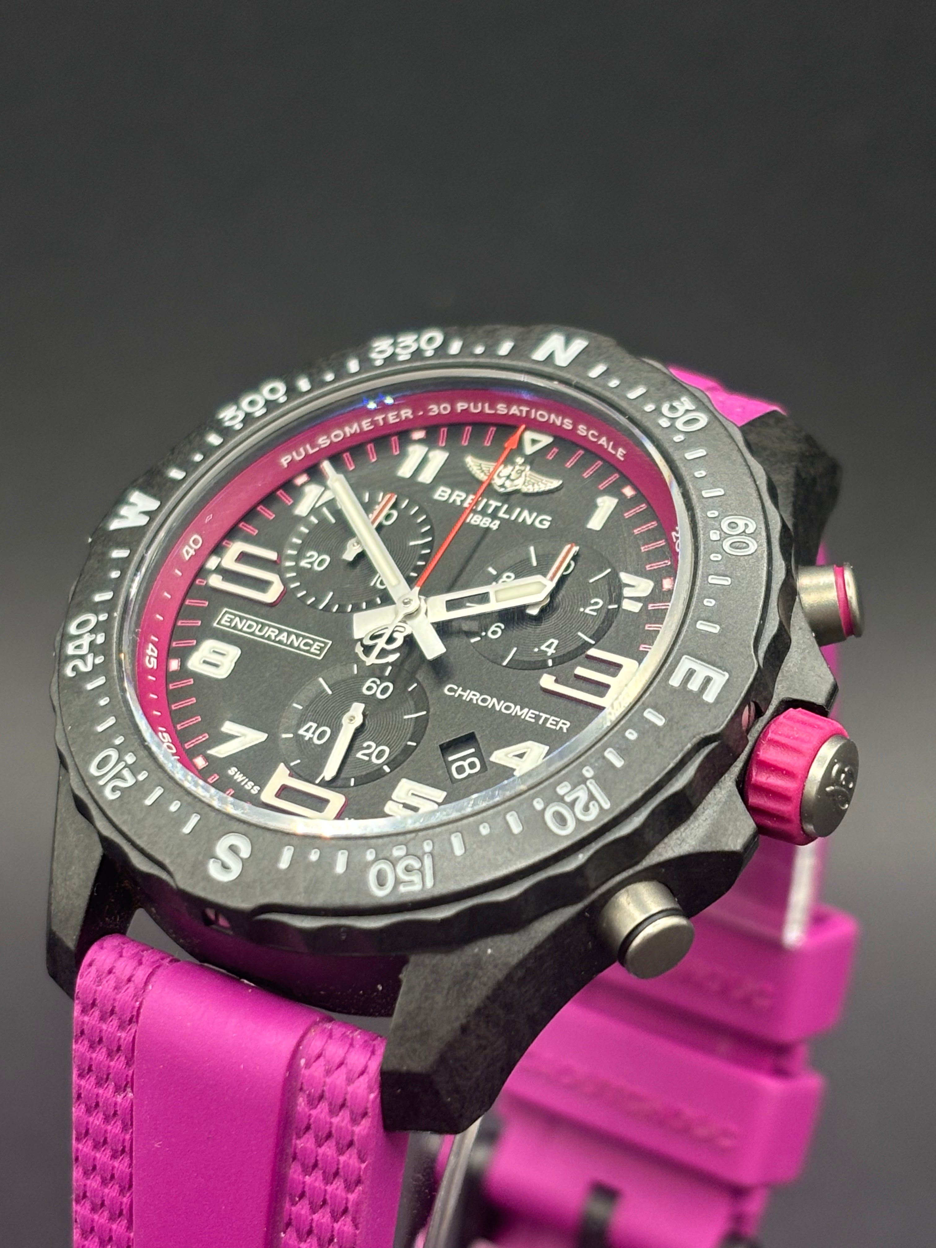 Breitling Endurance Pro 38m - Purple - Warranty 2028