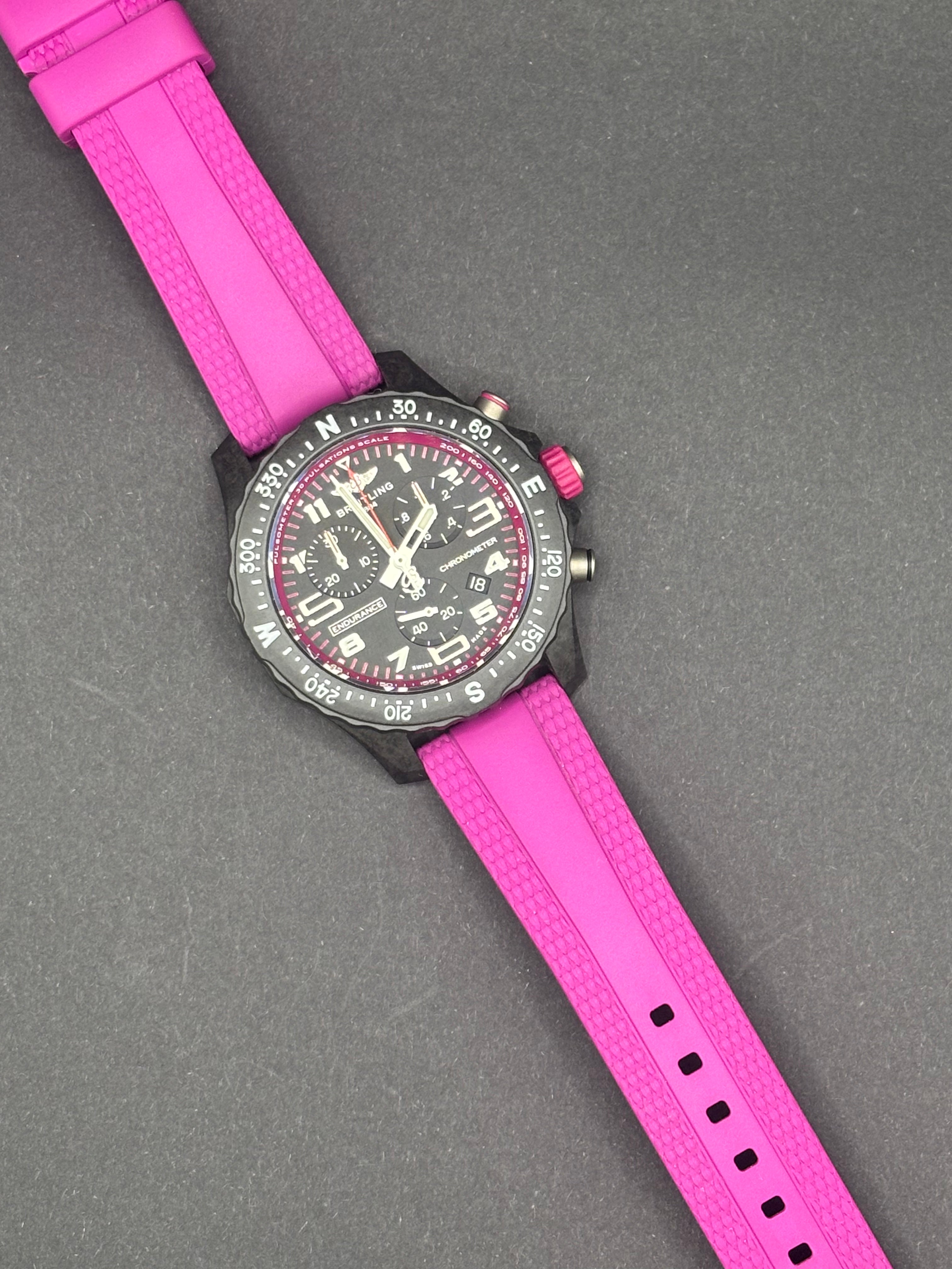 Breitling Endurance Pro 38m - Purple - Warranty 2028