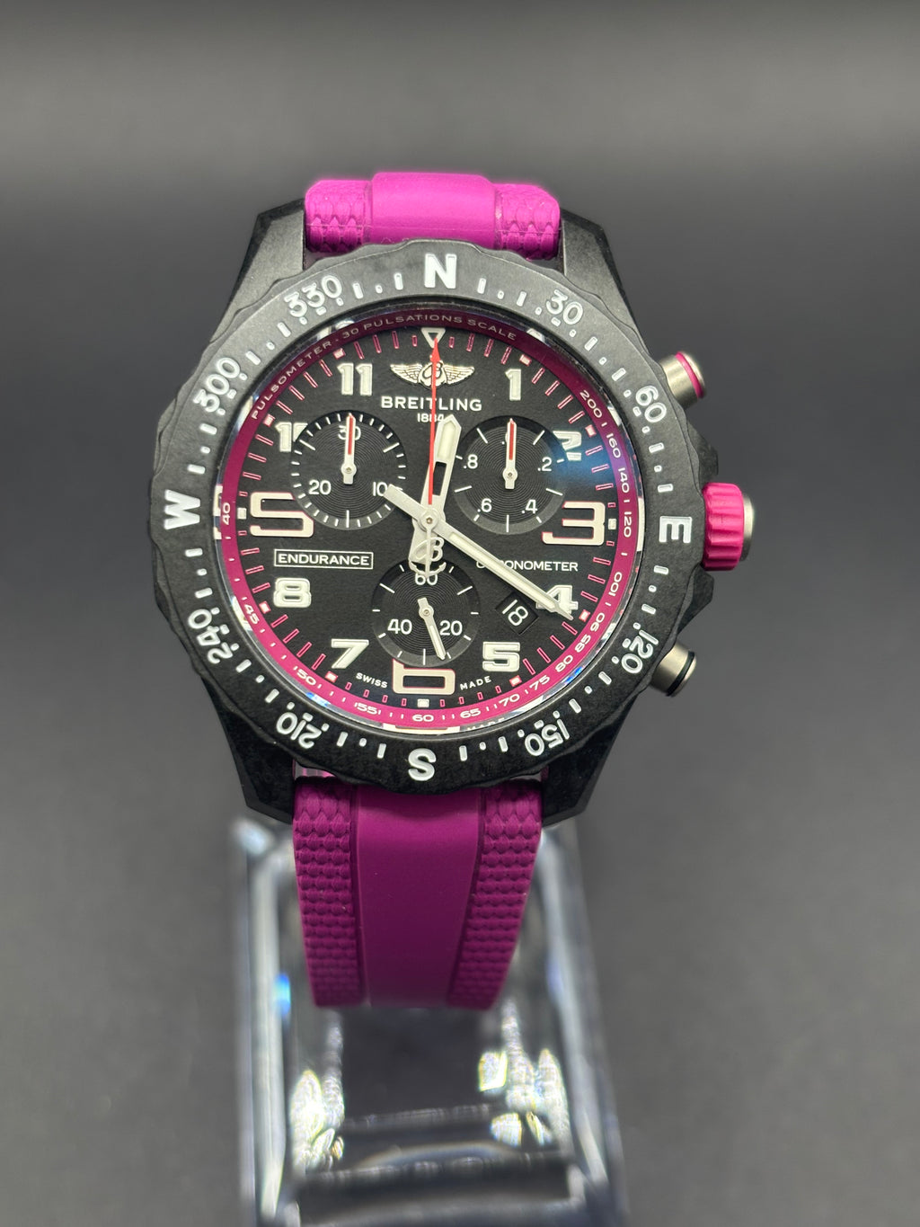Breitling Endurance Pro 38m - Purple - Warranty 2028
