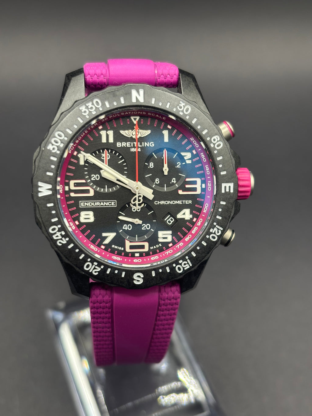 Breitling Endurance Pro 38m - Purple - Warranty 2028